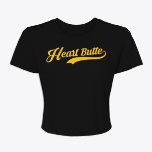 Heart Butte Montana Vintage Team Women's Crop Top