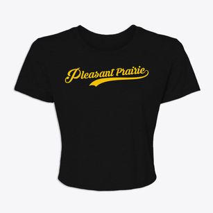 Pleasant Prairie Wisconsin Vintage Team Women's Crop Top