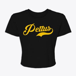 Pettus Texas Vintage Team Women's Crop Top