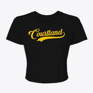 Courtland Wisconsin Vintage Team Women's Crop Top