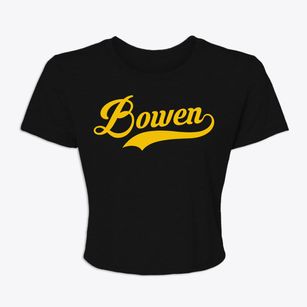 Bowen Illinois Vintage Team Women's Crop Top