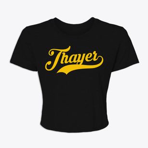 Thayer Kansas Vintage Team Women's Crop Top