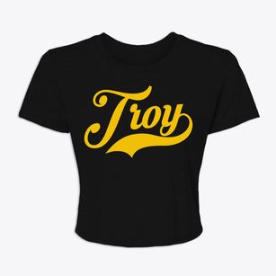 Troy Alabama Vintage Team Women's Crop Top