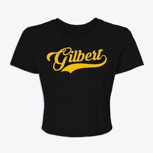 Gilbert West Virginia Vintage Team Women's Crop Top