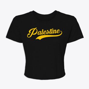 Palestine Texas Vintage Team Women's Crop Top