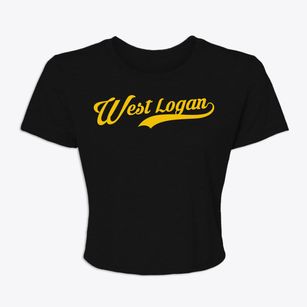 West Logan West Virginia Vintage Team Women's Crop Top
