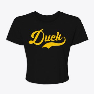 Duck North Carolina Vintage Team Women's Crop Top