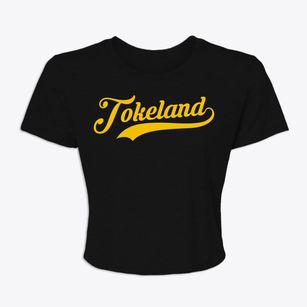 Tokeland Washington Vintage Team Women's Crop Top