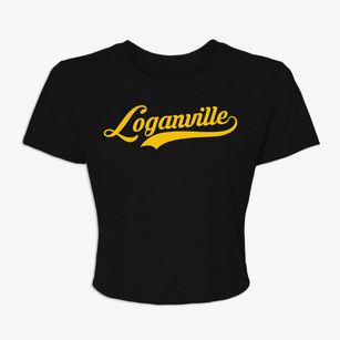 Loganville Wisconsin Vintage Team Women's Crop Top