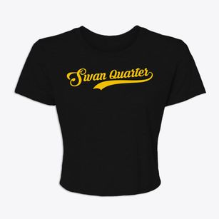 Swan Quarter North Carolina Vintage Team Women's Crop Top