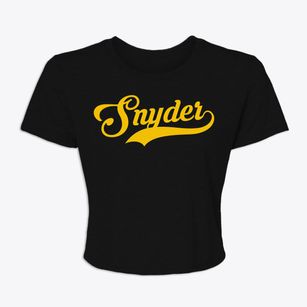 Snyder Nebraska Vintage Team Women's Crop Top