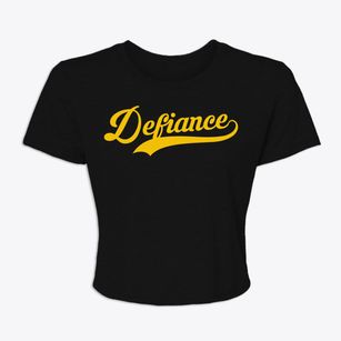 Defiance Ohio Vintage Team Women's Crop Top