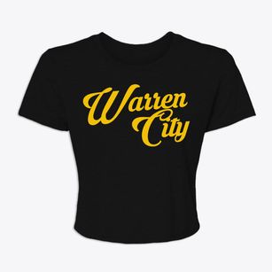 Warren City Texas Vintage Team Women's Crop Top