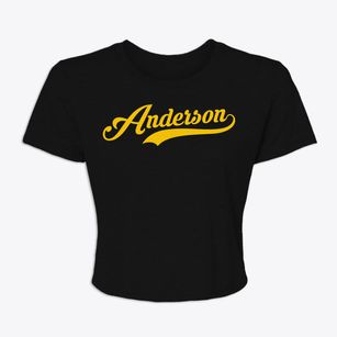 Anderson Alaska Vintage Team Women's Crop Top