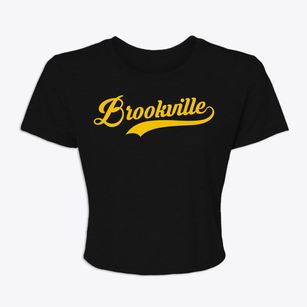 Brookville Kansas Vintage Team Women's Crop Top