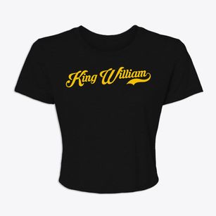 King William Virginia Vintage Team Women's Crop Top