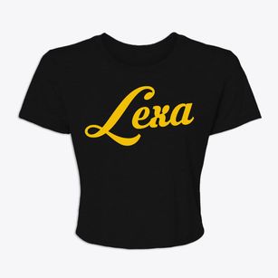 Lexa Arkansas Vintage Team Women's Crop Top