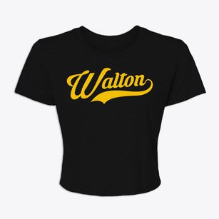 Walton Kansas Vintage Team Women's Crop Top