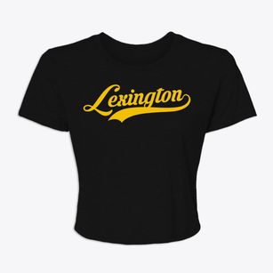 Lexington Georgia Vintage Team Women's Crop Top