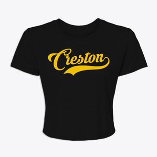 Creston Washington Vintage Team Women's Crop Top
