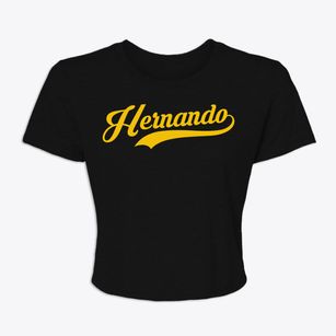 Hernando Mississippi Vintage Team Women's Crop Top