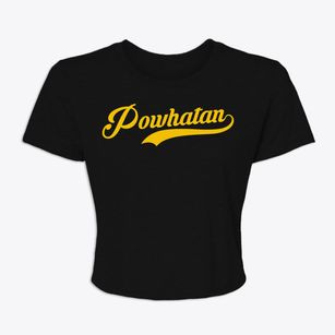 Powhatan Virginia Vintage Team Women's Crop Top