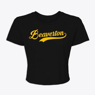 Beaverton Alabama Vintage Team Women's Crop Top