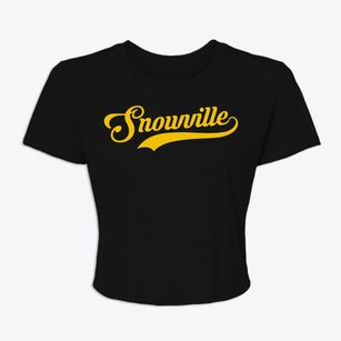 Snowville Utah Vintage Team Women's Crop Top
