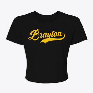 Brayton Iowa Vintage Team Women's Crop Top