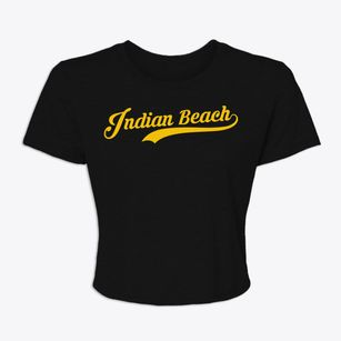 Indian Beach North Carolina Vintage Team Women's Crop Top