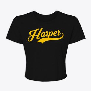 Harper Oregon Vintage Team Women's Crop Top