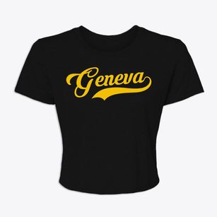 Geneva Georgia Vintage Team Women's Crop Top