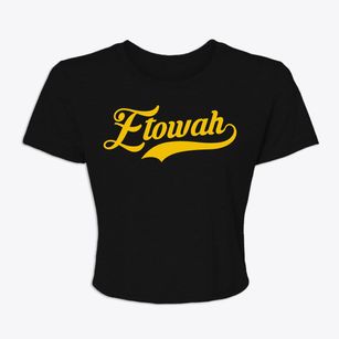 Etowah Oklahoma Vintage Team Women's Crop Top