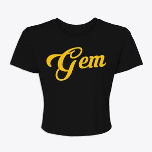 Gem Kansas Vintage Team Women's Crop Top