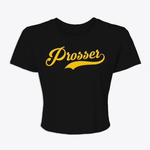 Prosser Nebraska Vintage Team Women's Crop Top