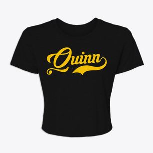 Quinn South Dakota Vintage Team Women's Crop Top