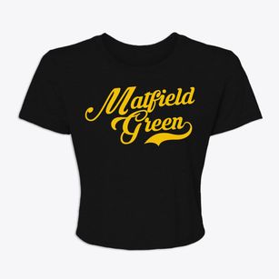 Matfield Green Kansas Vintage Team Women's Crop Top