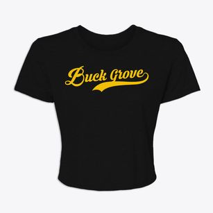 Buck Grove Iowa Vintage Team Women's Crop Top