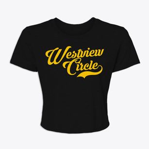 Westview Circle Wyoming Vintage Team Women's Crop Top