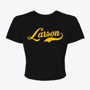 Larson North Dakota Vintage Team Women's Crop Top