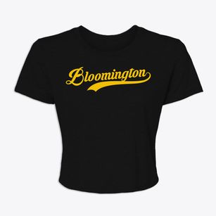 Bloomington Illinois Vintage Team Women's Crop Top