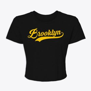 Brooklyn Ohio Vintage Team Women's Crop Top