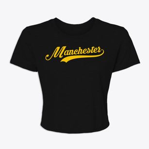 Manchester Tennessee Vintage Team Women's Crop Top