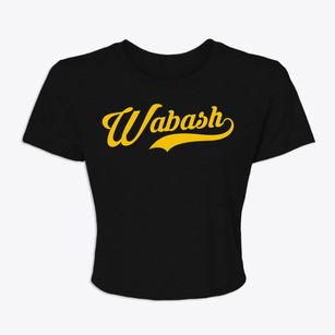 Wabash Indiana Vintage Team Women's Crop Top