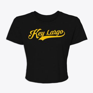 Key Largo Florida Vintage Team Women's Crop Top