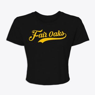 Fair Oaks Georgia Vintage Team Women's Crop Top