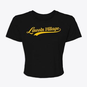 Lincoln Village Ohio Vintage Team Women's Crop Top