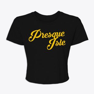 Presque Isle Maine Vintage Team Women's Crop Top