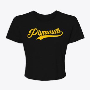Plymouth Michigan Vintage Team Women's Crop Top