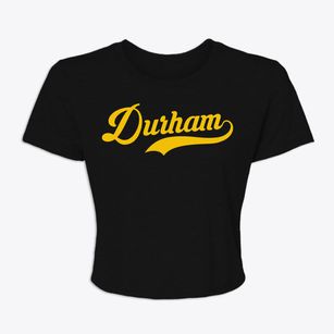 Durham North Carolina Vintage Team Women's Crop Top